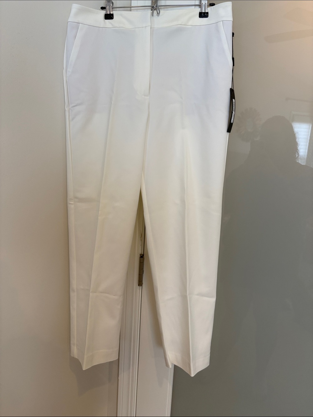 Women’s Donna Karan White Dress Pants - Classic Tailored Fit
